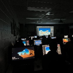 The digital arts lab at PCHS.